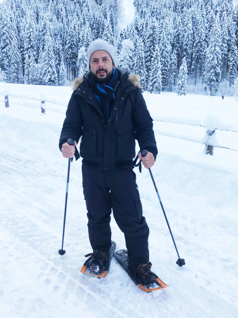 Elektro Bauer_Franz Bauer_Huberbuam_Berchtesgaden_Mit Schneeschuhen